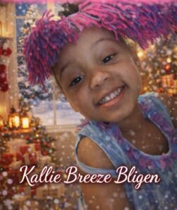 Kallie expressing her joyful personality